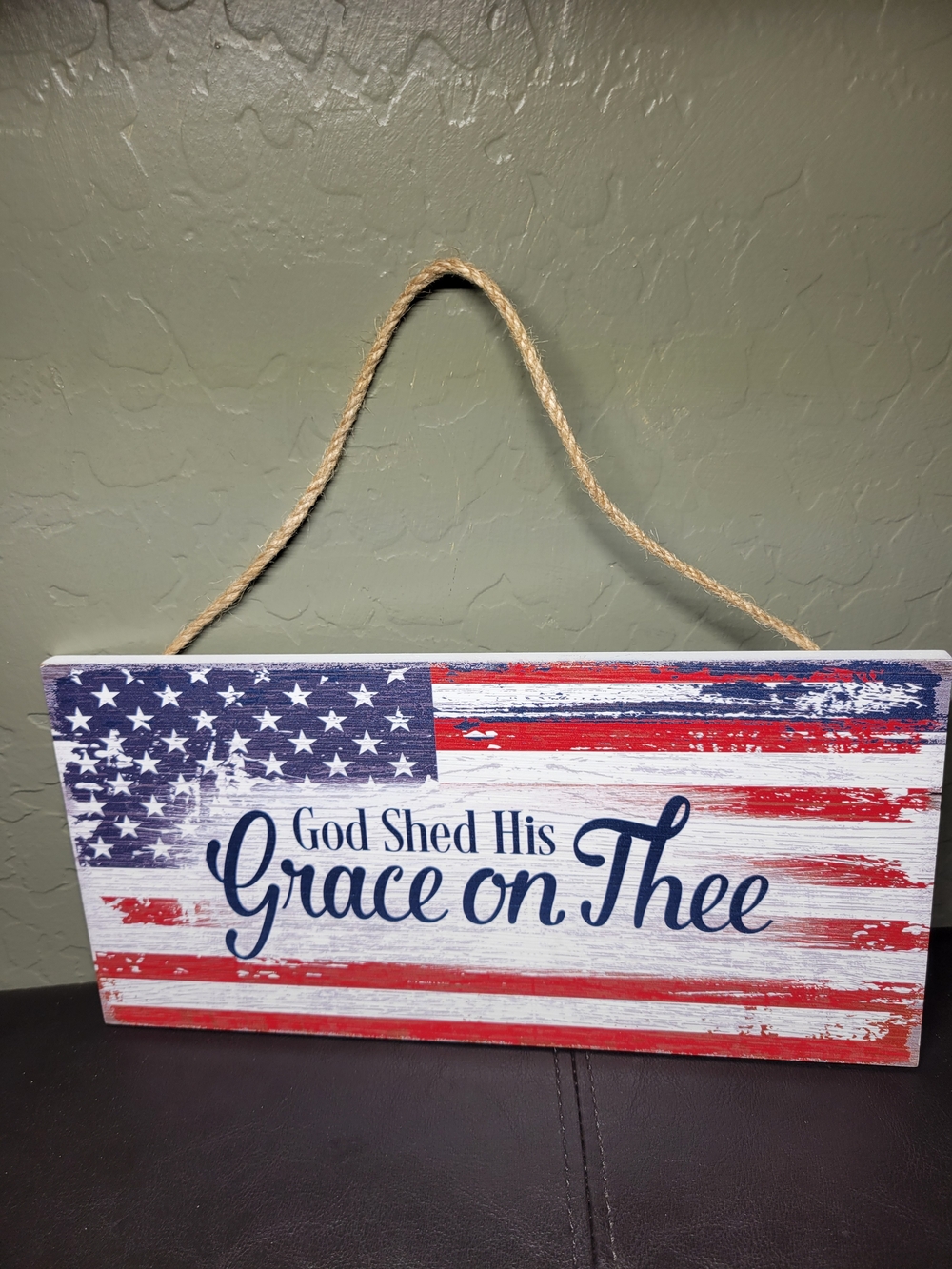 Hobby Lobby God Shed His Grace On Thee Rectangular Wooden Placard